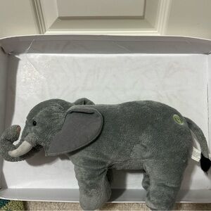 Love Earth Planet Earth Gray Elephant 12" Plush Stuffed Animal  2008 Heart Logo